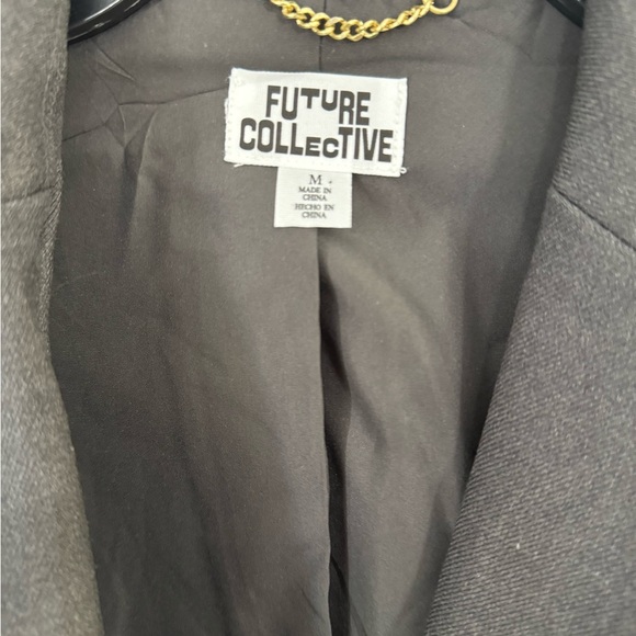 Future Collective Gray Women's Jacket Size Medium - Picture 3 of 6